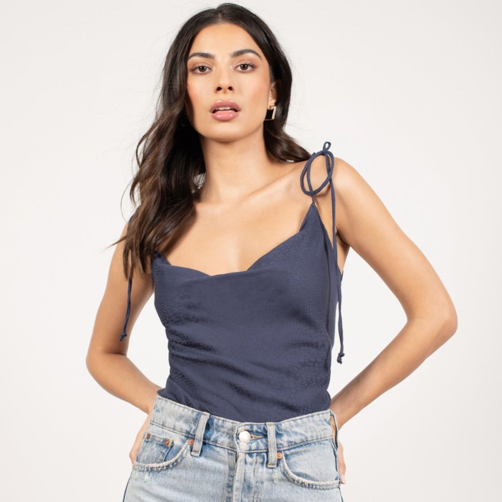 Skylar + Madison LILA COWL NECK TOP